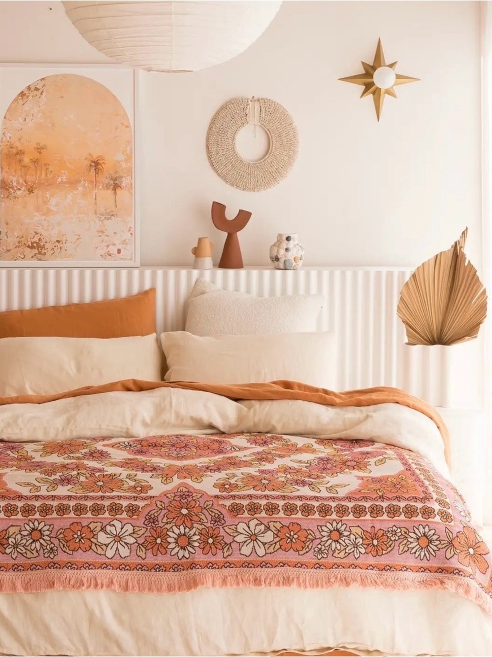 Salty Aura x Pink Daisy Throw